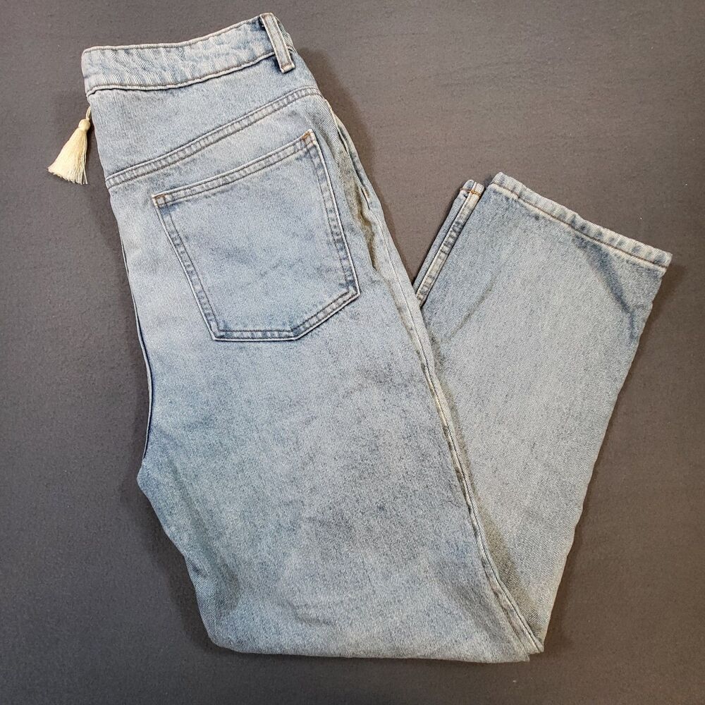 DÔEN Diana High Rise Womens Jeans Marville Wash Tag 31 (32x29) Rigid Button Fly